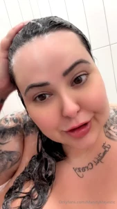 Dirty girl after camping