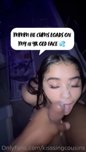 I love facials gave this guy the best blow job and let him cum all