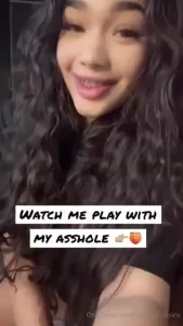 I love finger banging my asshole like a nasty little whore hott4lexi