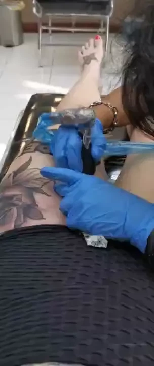 More videos and pictures of me getting tattooed 