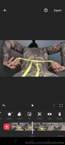 A sexy video of me showing all my tattoos in a slutty way stripping part 1