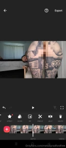 A sexy video of me showing all my tattoos in a slutty way stripping part 4