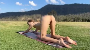 Nude yoga in the countryside my most requested kind of nude yoga video