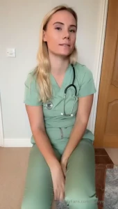 Looks like you need some special care lucky for you this nurse makes
