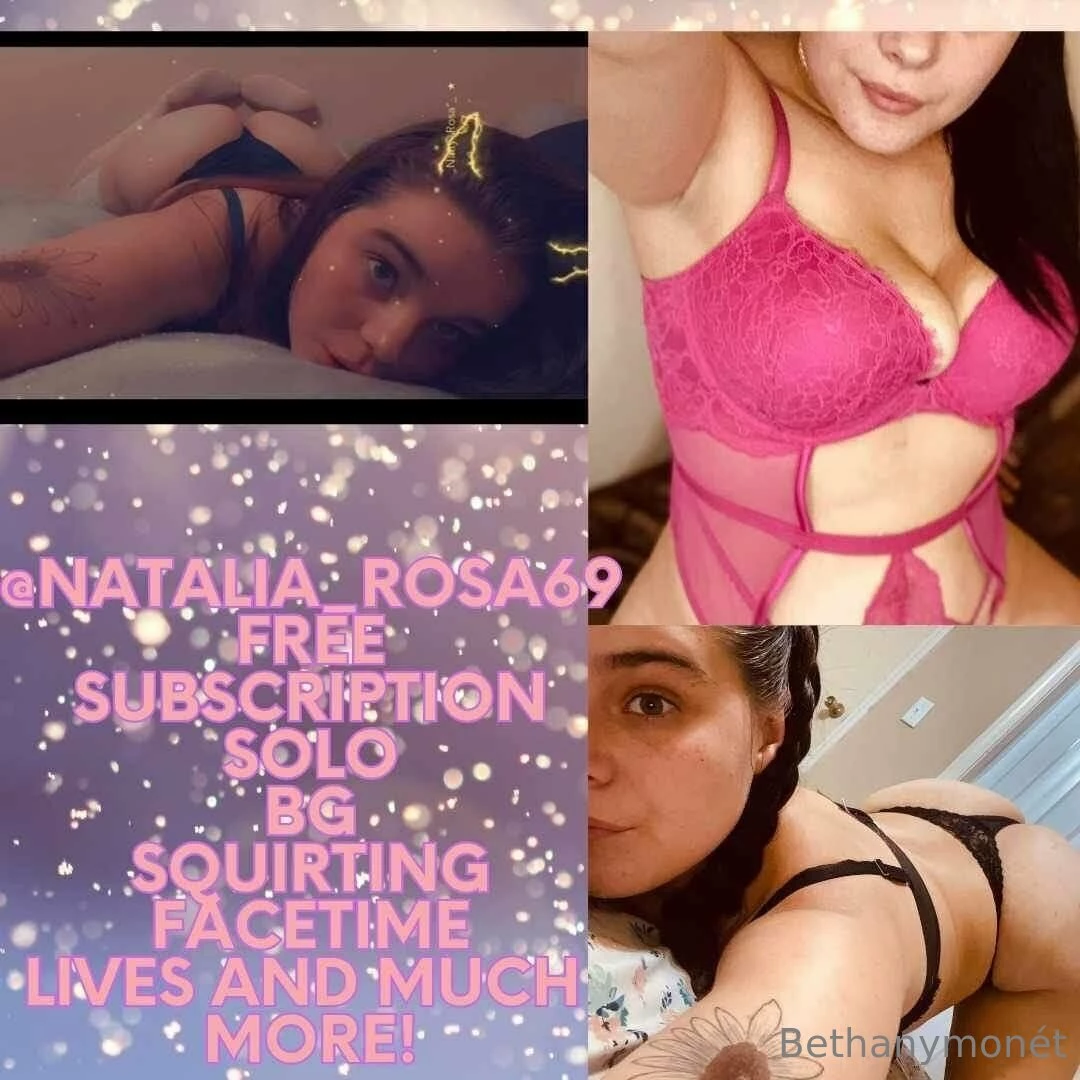 Free subscription this is natalia_rosa69 she s 5 r 22 tatted with a 