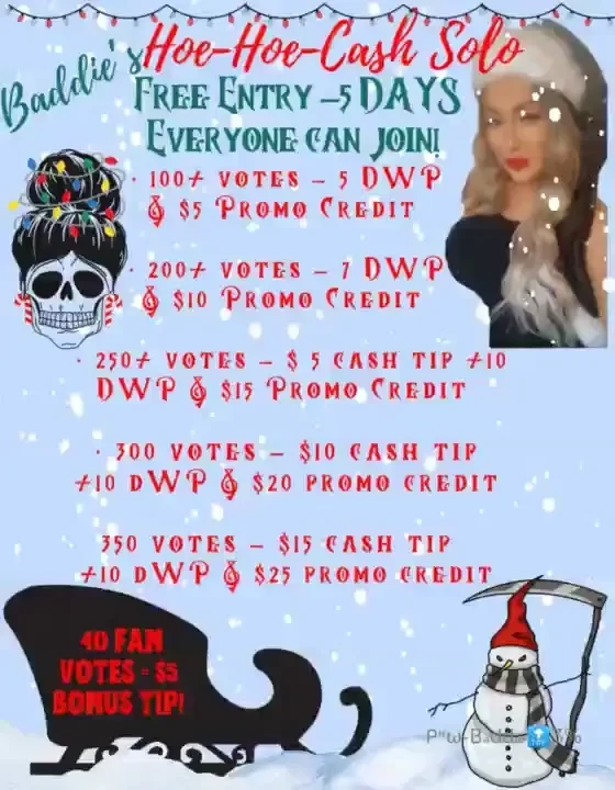 Hoe-hoe- solo free entry like 25 post then send me your holiday themed 
