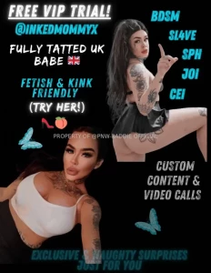Her vip is free mistress wants to know your fetish tatted up uk dom