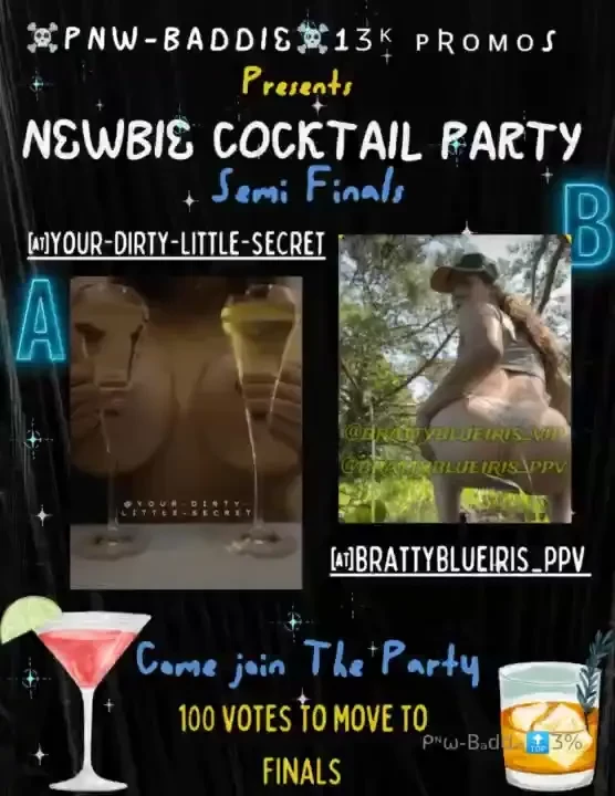 Newbie beverage party anyone can tip the post to add votes to your part 3 