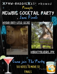 Newbie beverage party anyone can tip the post to add votes to your part 3