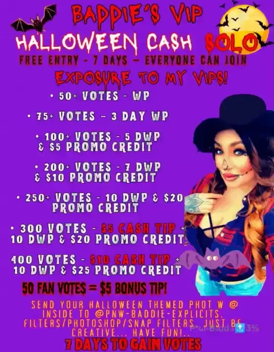 Baddies vip halloween solo kforkristina do you want to enter dm me part 1 