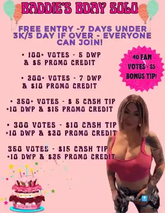 Baddies bday cash solo want your own solo nbsp my solo is always open part 2 