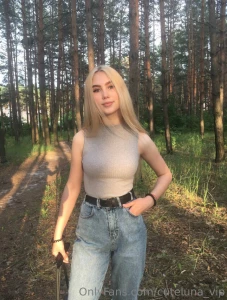 Embracing the beauty of nature with a touch of undeniable allure