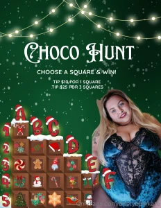 Let s play a holiday game tip and pick your chocolate you could win