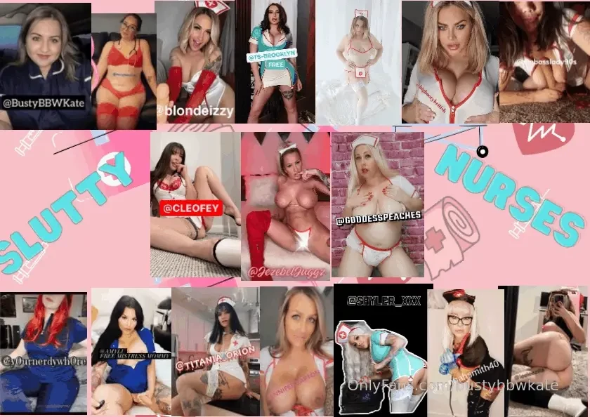 Slutty nurses myself and 17 other naughty nurse colleagues have 