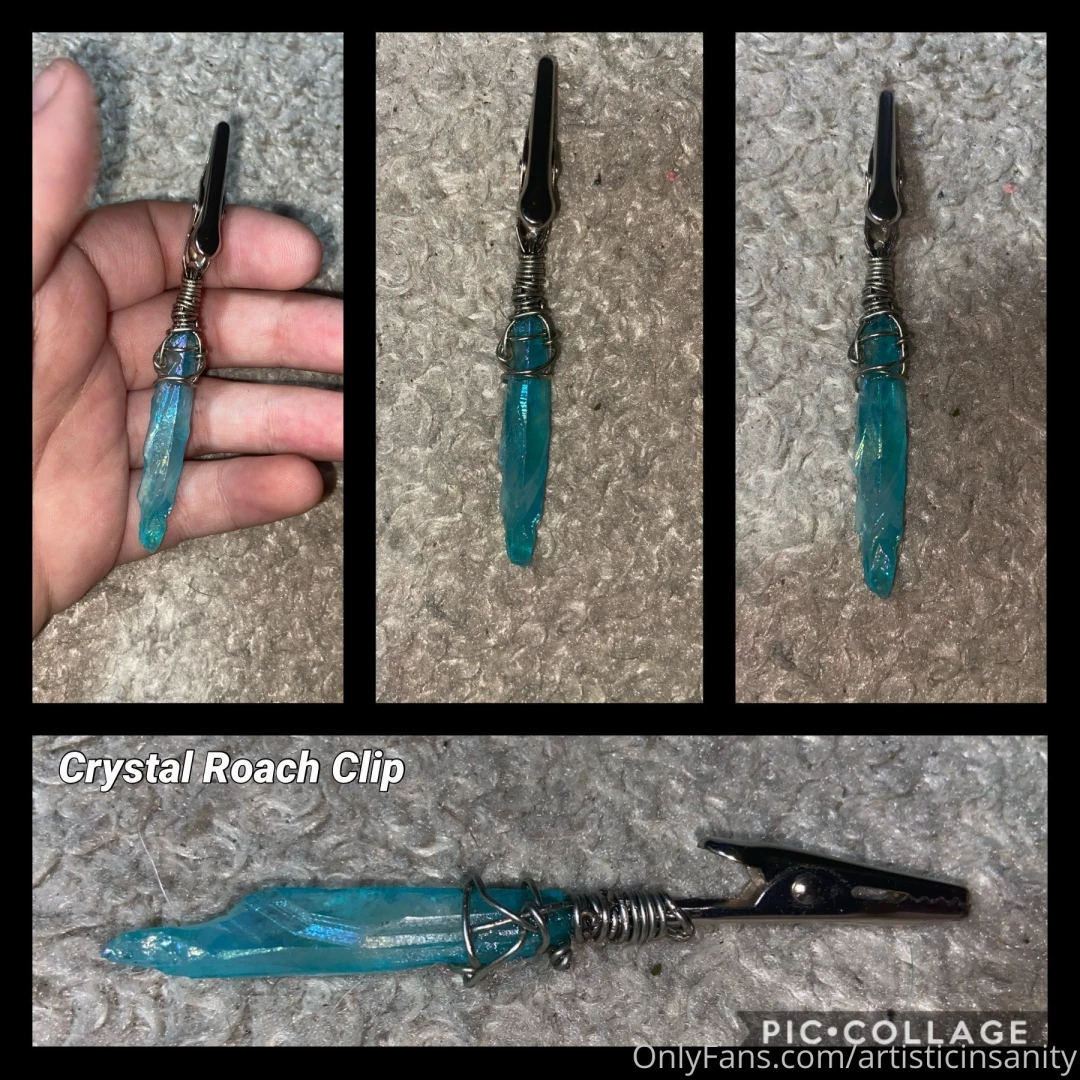 The crystal roach clips i was working on part 6 