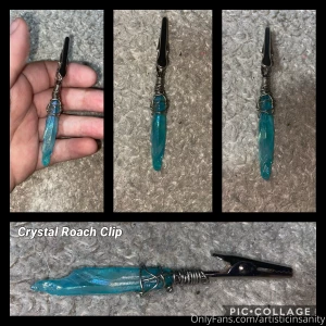 The crystal roach clips i was working on part 6