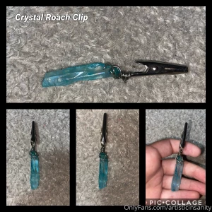 The crystal roach clips i was working on part 2