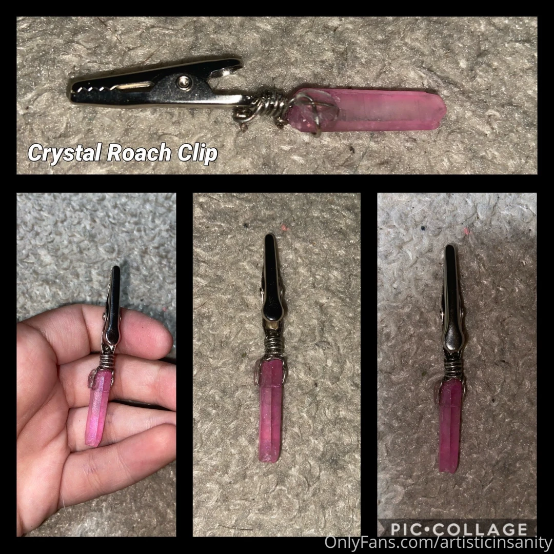 The crystal roach clips i was working on part 7 