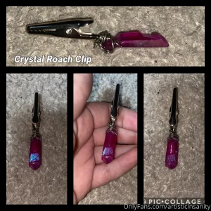 The crystal roach clips i was working on part 4