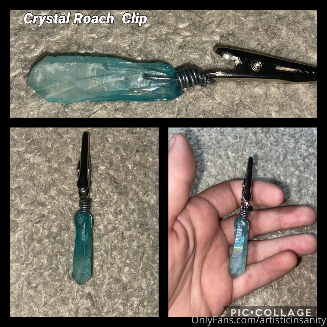 The crystal roach clips i was working on part 5 