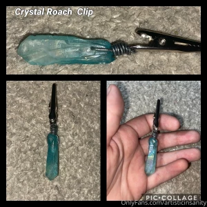 The crystal roach clips i was working on part 5