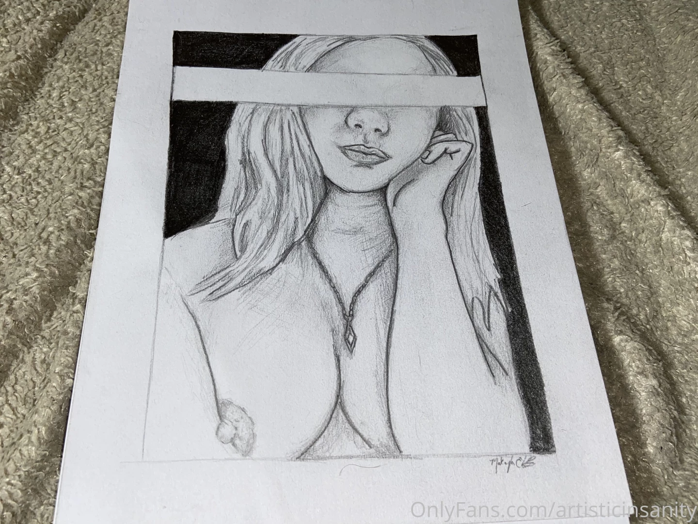 Another artistic nude custom permission given to share 