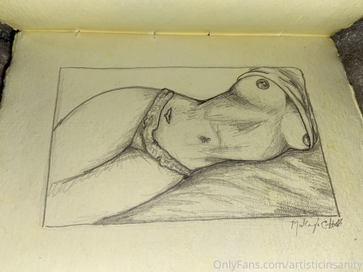 Some more artistic nude self portraits of me drawn in pencil if youd 