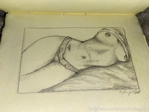 Some more artistic nude self portraits of me drawn in pencil if youd