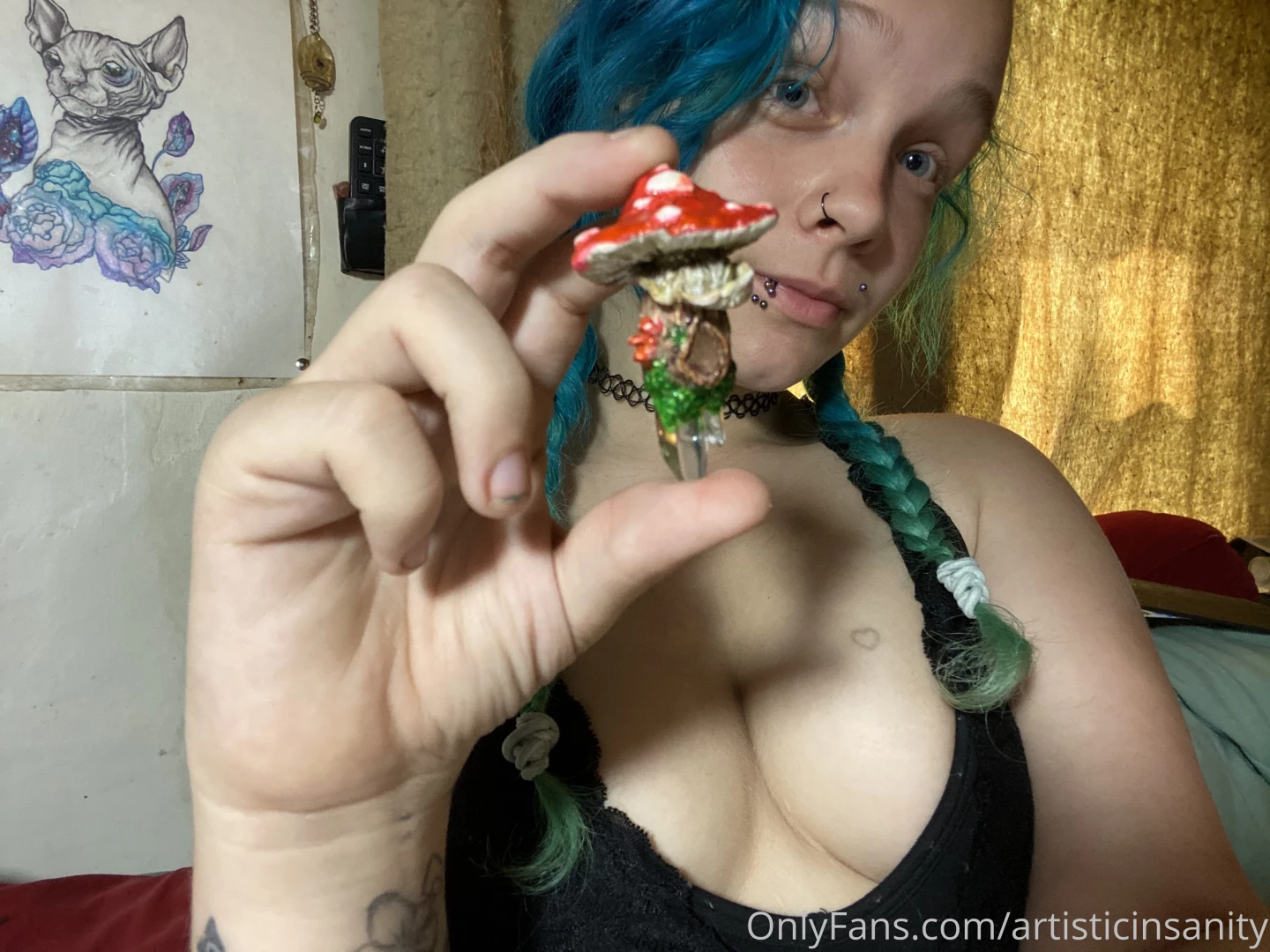 Lil mushi sculpey clay glows in the dark part 1 