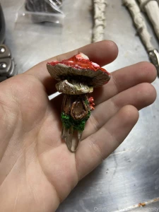 Lil mushi sculpey clay glows in the dark part 2