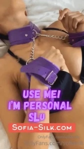 Use me i m your personal slut i love getting kinky with handcuffs