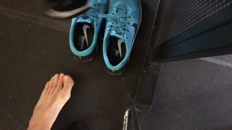 Always have to put on the slippas after the gym 