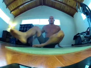 Working on my yoga flexibility close up sole view foot footfetish