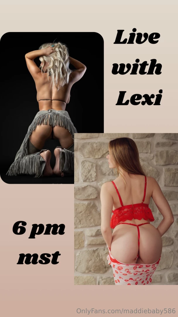 Don t miss cum get naughty with us lexibootygurl 