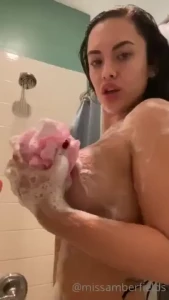 I m all wet in the shower who wants to help wash me off unlock the