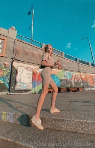 The best way for me to start my day is with a walk and an iced coffee