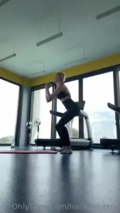 My favorite workouts at the gym are my leg and glute workouts every
