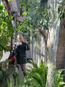 There s a smile on my face chocolate in my bag and a slight mess in my