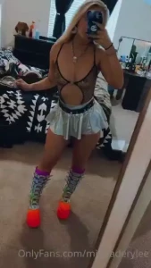 She s ready for the rave this weekend