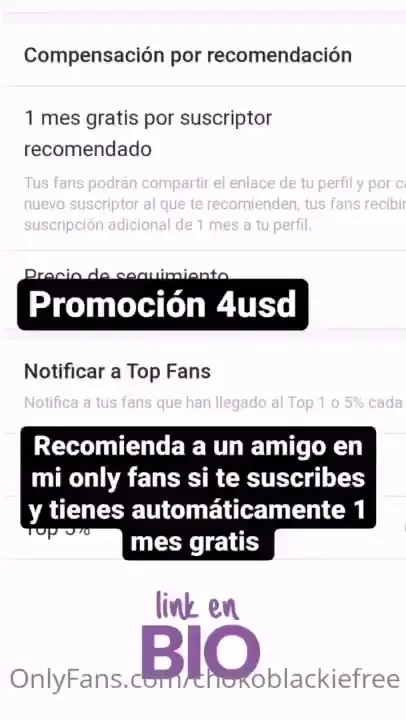 Suscribete y recomienda mi link a un amigo y tendr s 1 gratis en mi 