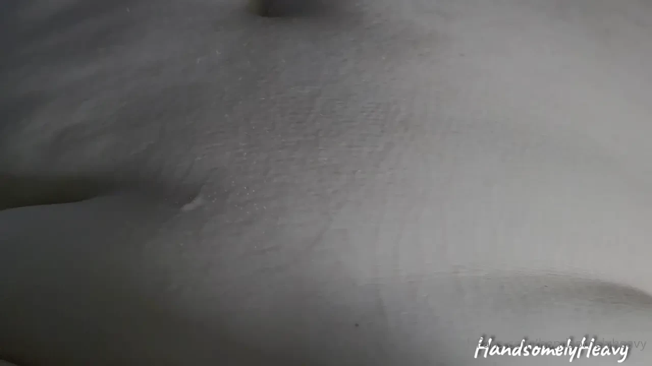 Pov quick video of my big soft belly and my feet 