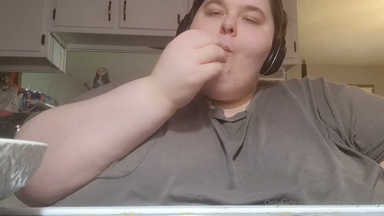Eating a quick snack 