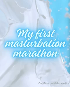 My first masturbation marathon i never thought i would do something