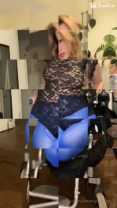Compilation of clips from the red nylons and blue nylons videos nylons
