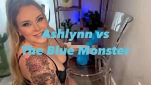 Ashlynn vs blue monster you ve never seen someone this stubborn take