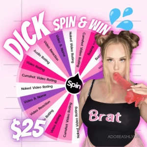 adoreashlynn1 - Dick spin amp win it s always cock o clock around here all prizes have 