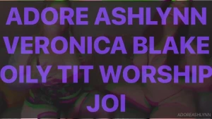 Oily tit jerk off instructions with veronicablake your dreams have cum