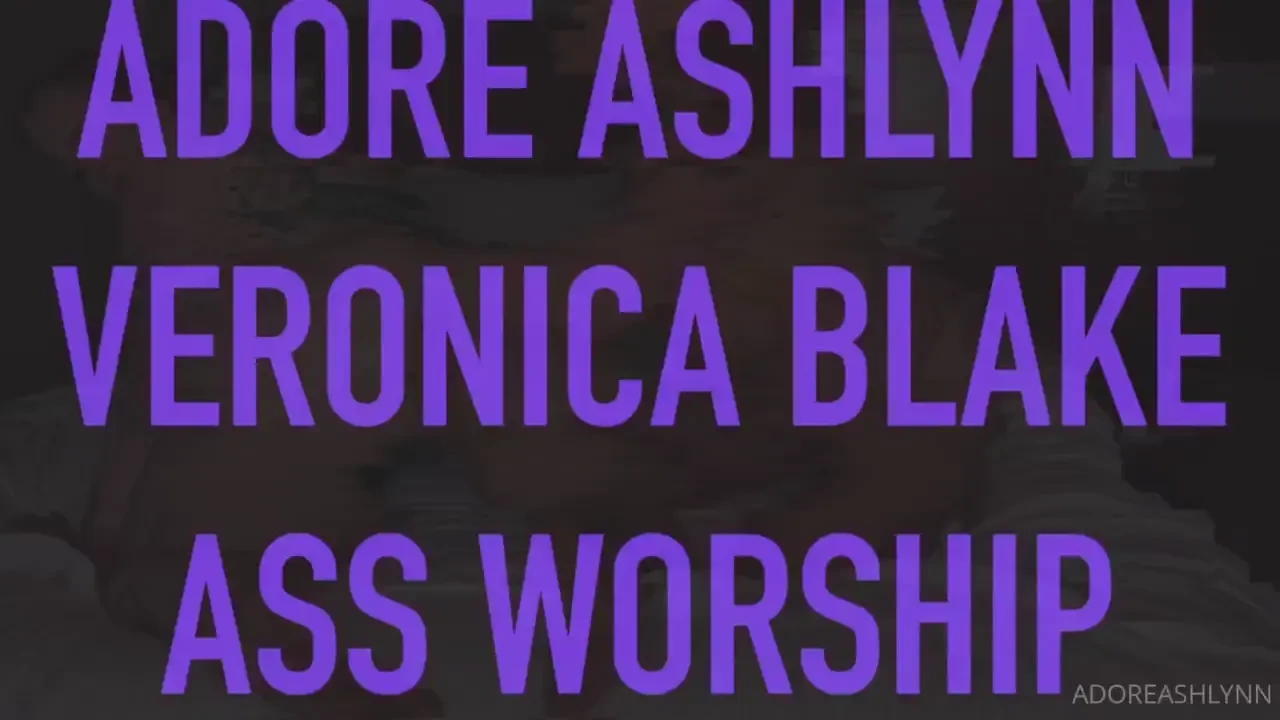 Oily ass worship with veronicablake can you handle all this ass daddy 