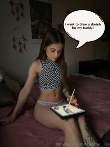 I m drawing a sketch for my daddy p s my ass took all the attention part 5