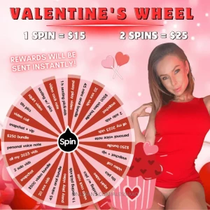 alessiaxo1 - Valentine s wheel - includes my dirtiest content amp brand new content 